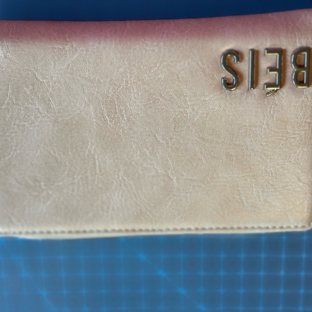 BEIS Cream Textured Key & Card Holder